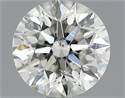 0.93 Carats, Round Diamond with Very Good Cut, F Color, SI2 Clarity and Certified by EGL