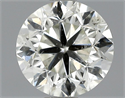 0.90 quilates, Redondo Diamante , Color H, claridad SI1 y certificado por EGL