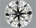 0.90 Carats, Round Diamond with Good Cut, F Color, SI1 Clarity and Certified by EGL