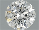 0.91 Carats, Round Diamond with Very Good Cut, D Color, SI2 Clarity and Certified by EGL