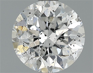 Picture of 0.91 Carats, Round Diamond with Very Good Cut, D Color, SI2 Clarity and Certified by EGL