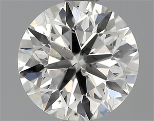 Picture of 0.90 Carats, Round Diamond with Excellent Cut, H Color, SI1 Clarity and Certified by EGL