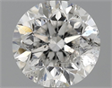 0.90 Carats, Round Diamond with Good Cut, F Color, SI2 Clarity and Certified by EGL