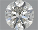 0.90 Carats, Round Diamond with Excellent Cut, F Color, VS2 Clarity and Certified by EGL