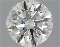 0.90 Carats, Round Diamond with Excellent Cut, G Color, VVS2 Clarity and Certified by EGL