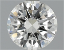 0.92 Carats, Round Diamond with Excellent Cut, H Color, VVS2 Clarity and Certified by EGL