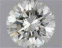 0.90 Carats, Round Diamond with Excellent Cut, H Color, VS1 Clarity and Certified by EGL