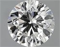 0.93 quilates, Redondo Diamante , Color F, claridad VS1 y certificado por EGL