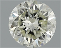 1.05 Carats, Round Diamond with Very Good Cut, I Color, SI2 Clarity and Certified by EGL