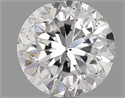 1.06 Carats, Round Diamond with Good Cut, D Color, SI1 Clarity and Certified by EGL