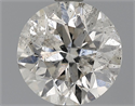 1.12 Carats, Round Diamond with Good Cut, F Color, SI2 Clarity and Certified by EGL