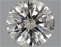 1.01 Carats, Round Diamond with Excellent Cut, I Color, SI2 Clarity and Certified by EGL