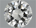 1.03 Carats, Round Diamond with Very Good Cut, H Color, VVS2 Clarity and Certified by EGL
