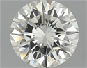 1.12 Carats, Round Diamond with Excellent Cut, I Color, VS2 Clarity and Certified by EGL