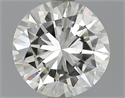 1.07 Carats, Round Diamond with Very Good Cut, H Color, VVS2 Clarity and Certified by EGL