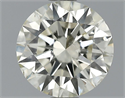 1.60 Carats, Round Diamond with Excellent Cut, H Color, SI1 Clarity and Certified by EGL