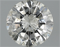 1.58 Carats, Round Diamond with Good Cut, G Color, SI2 Clarity and Certified by EGL