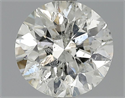 1.51 Carats, Round Diamond with Good Cut, F Color, SI3 Clarity and Certified by EGL