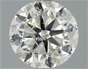 1.69 quilates, Redondo Diamante , Color G, claridad SI3 y certificado por EGL