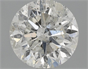 1.56 Carats, Round Diamond with Excellent Cut, G Color, SI2 Clarity and Certified by EGL