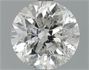 1.80 Carats, Round Diamond with Excellent Cut, F Color, SI2 Clarity and Certified by EGL