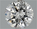 2.01 Carats, Round Diamond with Excellent Cut, F Color, SI2 Clarity and Certified by EGL