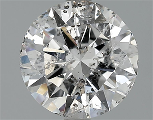 Picture of 2.01 Carats, Round Diamond with Excellent Cut, F Color, SI2 Clarity and Certified by EGL