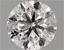 2.01 Carats, Round Diamond with Excellent Cut, D Color, SI2 Clarity and Certified by EGL