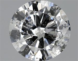 Picture of 2.10 Carats, Round Diamond with Very Good Cut, D Color, SI2 Clarity and Certified by EGL