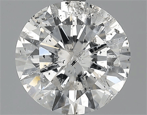 Picture of 3.00 Carats, Round Diamond with Excellent Cut, D Color, SI2 Clarity and Certified by EGL