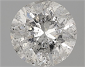 3.00 Carats, Round Diamond with Excellent Cut, D Color, SI3 Clarity and Certified by EGL