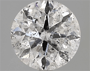 Picture of 3.08 Carats, Round Diamond with Excellent Cut, D Color, SI2 Clarity and Certified by EGL