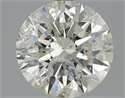 3.02 Carats, Round Diamond with Excellent Cut, H Color, SI2 Clarity and Certified by EGL