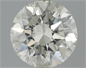 3.30 Carats, Round Diamond with Excellent Cut, G Color, SI2 Clarity and Certified by EGL