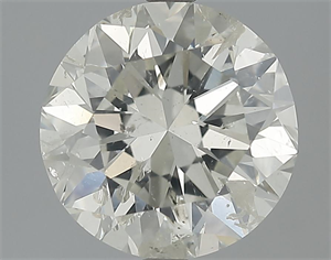 Foto 3.30 quilates, Redondo Diamante , Color G, claridad SI2 y certificado por EGL de