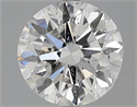 4.08 quilates, Redondo Diamante , Color D, claridad SI1 y certificado por EGL