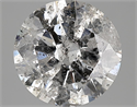 4.16 Carats, Round Diamond with Very Good Cut, D Color, SI3 Clarity and Certified by EGL