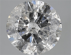 Picture of 4.16 Carats, Round Diamond with Very Good Cut, D Color, SI3 Clarity and Certified by EGL