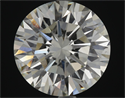 3.57 quilates, Redondo Diamante , Color H, claridad VS1 y certificado por EGL