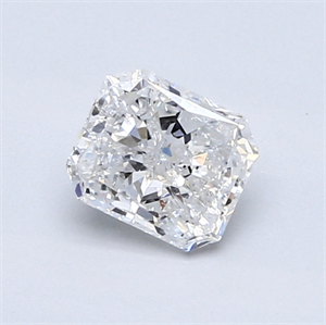 Picture of 0.70 Carats, Radiant Diamond with  Cut, E Color, SI3 Clarity and Certified by EGL