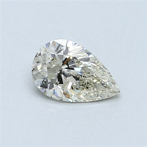 Picture of 0.47 Carats, Pear Diamond with  Cut, K Color, SI2 Clarity and Certified by GIA
