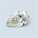 0.46 quilates, De pera Diamante , Color L, claridad SI2 y certificado por GIA