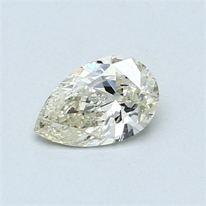 Picture of 0.46 Carats, Pear Diamond with  Cut, L Color, SI2 Clarity and Certified by GIA