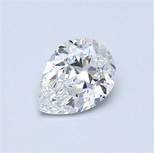 Picture of 0.43 Carats, Pear Diamond with  Cut, E Color, VS1 Clarity and Certified by GIA