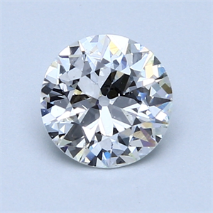 Picture of 0.91 Carats, Round Diamond with Fair Cut, E Color, VS2 Clarity and Certified by GIA