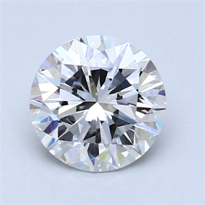 Picture of 1.00 Carats, Round Diamond with Very Good Cut, E Color, VVS1 Clarity and Certified by GIA