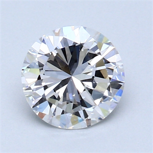 Picture of 1.00 Carats, Round Diamond with Good Cut, E Color, VS1 Clarity and Certified by GIA