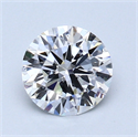0.91 Carats, Round Diamond with Very Good Cut, D Color, VS2 Clarity and Certified by GIA