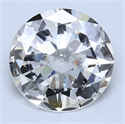 3.07 Carats, Round Diamond with Poor Cut, I Color, VS2 Clarity and Certified by GIA