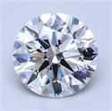1.92 Carats, Round Diamond with Excellent Cut, D Color, VVS2 Clarity and Certified by GIA